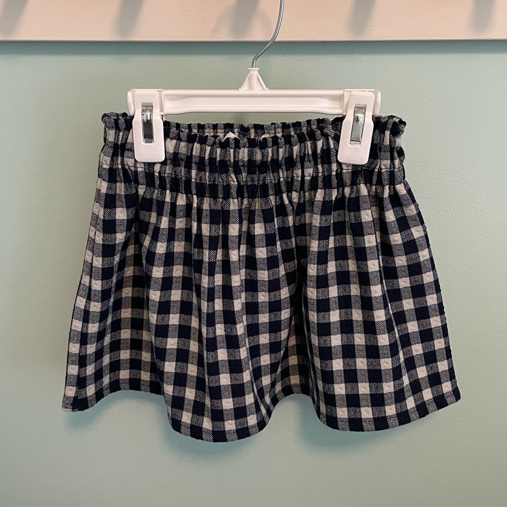 Zara Checkered Plaid Skirt